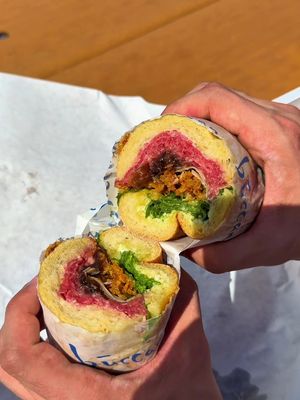 Would you get this sandwich?🤔🥪 📍Būccan Sandwich Shop, WPB #foodreview #southflorida #palmbeach #sandwich #creatorsearchinsights 