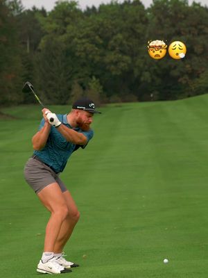 Driver off the deck super slow motion 👀 #golf 