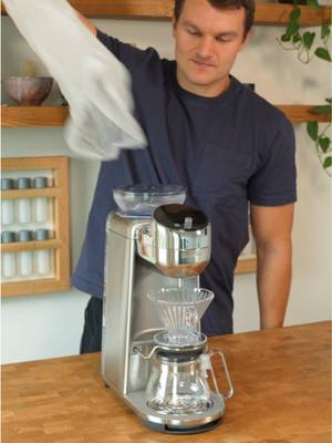 Introducing the new Spiral Luxe Auto-Pourover from @Breville. This machine makes amazing coffee incredibly easy. 