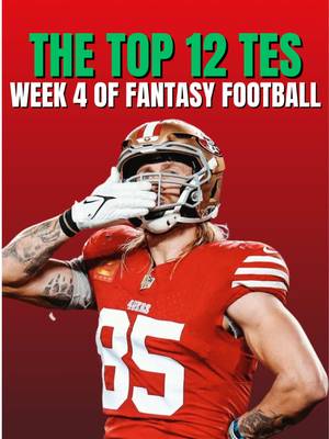 Best TEs To Start In Week 5 of Fantasy Football #football #nfl #fantasyfootball #tightend 