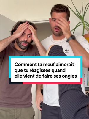 Je conseille à tous les mecs de faire pareil, ça sauve un couple 😂  With @Oriane et @JUSTIN   #humour #pourtoi #babyboomer #onglerie #couple 