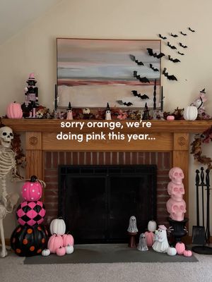 On Wednesdays, we wear pink. On Halloween, we decorate with it. #halloweendecor #pinkhalloween #wayfairdelivers