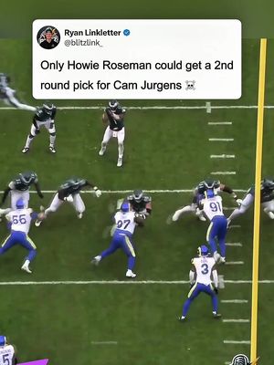 The Ravens really gave up a 2028 SECOND-ROUND PICK for Cam Jurgens 😭 Baltimore is acquiring Jurgens from Philadelphia despite him being one of the lowest-graded offensive linemen in football this season. His 2026 grades: 38.7 overall — 73rd of 74 guards 31.7 pass blocking — 68th of 74 50.3 run blocking — 65th of 74 The Ravens clearly believe they can get something out of Jurgens that Philadelphia couldn’t, because giving up a second-round pick for this level of play is a MASSIVE gamble. Maybe a change of scenery turns things around, but based on what we’ve seen through four weeks… I have no idea how Baltimore talked itself into this one 😭 What are the Ravens doing? #ravens #eagles #nfl #nfltrade #nflnews