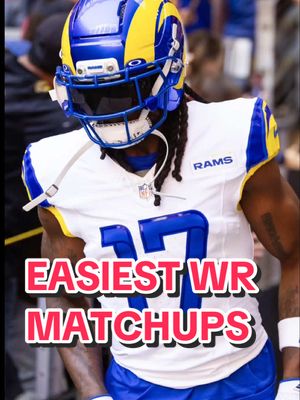 Start these WRs with the EASIEST matchups in week 5 fantasy football football 🏈 #fantasyfootball 