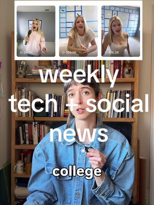 A mid-week roundup of tech, creator, and social media news I’m keeping an 👁️ on. #creatoreconomy #socialmediastrategist #technews #nophone #ainews 