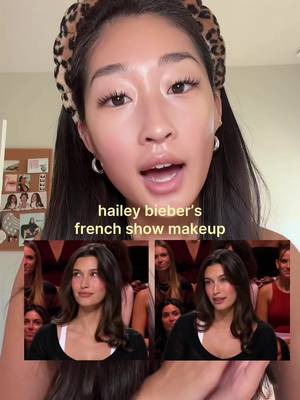 the makeup look of the YEARRR @Hailey Bieber #haileybiebermakeup #makeuprecreation #makeuptutorial @Hourglass Cosmetics @Tower 28 Beauty @rhode skin @Huda Beauty @Patrick Ta Beauty @M·A·C Cosmetics @Haus Labs 