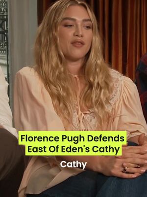 Is East of Eden's Cathy Ames a villain? Florence Pugh has thoughts! In Netflix’s adaptation of Steinbeck's classic novel, @florencepugh takes on one of literature’s most divisive and diabolical characters and makes the case for looking deeper into her complexity. She may not defend Cathy's actions, but she's fiercely protective of her. Watch for her take and read more at the link in bio. Do you agree? 👀