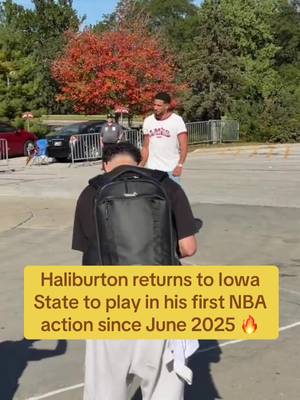 HALI MAKES HIS PRESEASON DEBUT TONIGHT ‼️ [via @NBA] #NBA #basketball #indianapacers #tyresehaliburton #iowastate
