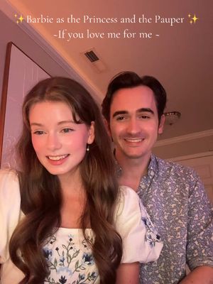 Singing Barbie songs with my husband pt.2 🥹💕✨🌸 #barbieprincessandthepauper #cover