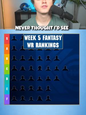 Week 5 Fantasy WR Rankings #nfl #fantasyfootball #fantasyfootballadvice #fyp