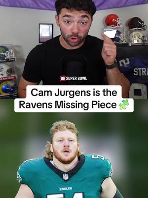 The Ravens HAD TO trade for Cam Jurgens to maximize this year 🏆 #nfl #football #baltimoreravens #ravens #philadelphiaeagles 