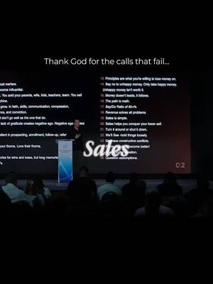 Sales is spiritual warfare. And every rejection is a test you either pass or fail.