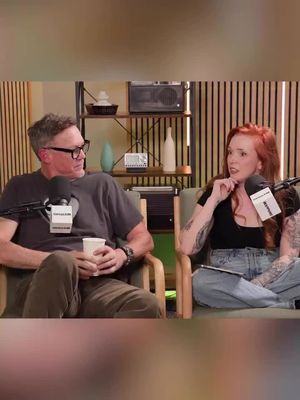 Watch the full, absolutely batshit crazy, but absolutely delightful podcast with @Matthew lillard on @Morbid Podcast YouTube! You won’t be disappointed 🤘🏻#matthewlillard #carrie #horrortok #scream #morbidpodcast 