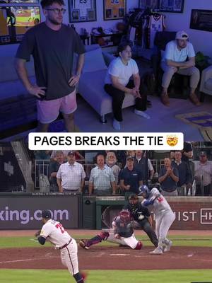 ANDY PAGES COMES THROUGH IN THE 7TH 🔥 Andy Pages delivers a huge two-run single to give the Dodgers a 3-1 lead in Game 4 of the NLDS, putting Los Angeles nine outs away from advancing to the NLCS. #Dodgers #AndyPages #LosAngelesDodgers #NLDS #MLBPlayoffs