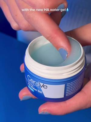 hydration level said 📈 from dehydrated to GLOWING… all thanks to HA water gel💧#CeraVe #HAWaterGel #hydratedskin #hyaluronicacid #glassskin 