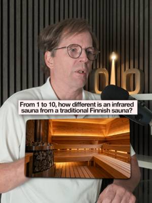 How different is an infrared sauna from a traditional Finnish sauna?