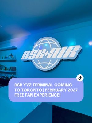 BSB Fans, add this to your Toronto Plans! 🩵✈️💙 The @Backstreet Boys are bringing more than just their concerts to Toronto this February! The BSB YYZ Terminal is coming, and it's a FREE fan experience inspired by their iconic Millennium album! I got to experience the BSB Terminal in Las Vegas when I saw the boys at Sphere, and it was SO much fun!  Now Toronto is getting its own version, and I can't wait! 💙 Here's what we know so far: ✈️ Exclusive Backstreet Boys merch and collectibles 📸 Millennium-inspired photo opportunities 🪩A chance to relive all that '90s BSB nostalgia 🎟️FREE fan experience! 📍Toronto, location TBA 📆 February 2027 #intothemillennium #backstreetboys #bsbarmy #rogerscentre #torontopopup @Rogers @Live Nation Canada 