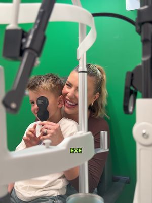 #AD 👀 Abel’s very first eye test 🥹🤍 I genuinely didn’t realise how important it is for little ones to have their eyes checked even if they’ve never shown any signs of struggling with their sight. Children often don’t know if their vision isn’t quite right because it’s simply normal to them, which is why having their first full eye test around age 3–4, ideally before starting school, is so important. It means any issues can be picked up and treated early. The test itself was so much more child-friendly than I expected too, with lots of different ways to check their vision without them needing to read a traditional letter chart. And an important one for parents to know: NHS sight tests are FREE for children under 16, and for 16, 17 and 18 year olds in full-time education 👀  I am thrilled to be working with, The College of Optometrists, ABDO,  @specsavers, @bootopticians with support from FODO, @iapb1 and Fight for Sight, to encourage more parents to get little eyes checked early 🤍 #CareForChildrensEyes