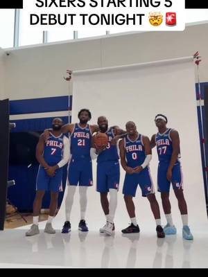 PHILLY FAB 5 MAKING PRESEASON DEBUT TN. 🍿🔥 @NBA #sixers #lebron #NBA #lebronjames #philly 