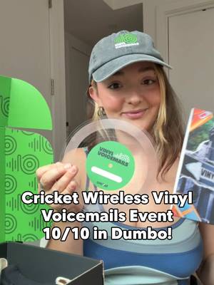 we sent our friend @Annabelle🎧 a Vinyl Voicemail and she loved it! want your own?! you can get one at the free Vinyl Voicemails event at Vinyl + Thread in Dumbo, BK!! It's this weekend 10/10 starting at 11AM. Come join us! #VinylVoicemails #nycevents #vinyl #vinylcheck 