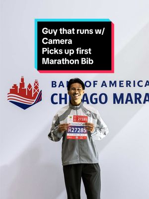 A moment that makes it all feel real.  Thursday morning started with picking up my very first Chicago Marathon bib, with Dan & Suzanne joining me early to kick off marathon weekend! After 15 weeks of training, countless miles, early mornings, long runs, and pushing through the highs and lows, it’s finally starting to sink in that I’m about to take on 26.2 miles for the first time. Chicago, I’ll see you at the starting line! 🏁 #ChicagoMarathon #FirstMarathon #MarathonWeekend #RunChicago #marathontraining 