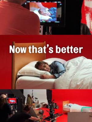Turns out, uncomfortable isn’t really our “comfort zone”... 😅 Take a peek behind the scenes of our latest campaign. 🎬 [Sleep, Comfort, Mattress, BTS]