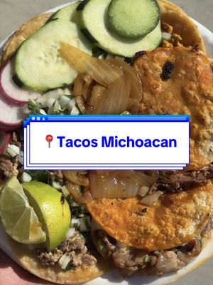 Replying to @francofunkz Tacos Lindo Michoacan is one of my favorite taco trucks in Santa Ana. Consistently delicious tacos, grilled onions on the side, and a creamy green salsa that I could put on just about anything. They also make a 🔥 $9 breakfast burrito. Hard to beat these prices! My go-to orders: -cabeza tacos -pollo tacos -quesabirria -pastor burrito (no rice, add avocado) -chorizo breakfast burrito 📍Tacos Michoacan  1846-1884 E 16th St, Santa Ana, CA 92701 #orangecounty #tacos #tacotruck #mexicanfood #santaana
