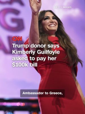 CNN's Jake Tapper speaks with Eric Deters, a former donor to President Donald Trump, who says US Ambassador to Greece Kimberly Guilfoyle attempted to get him to pay her $100,000 credit card bill in exchange for access to Trump.
