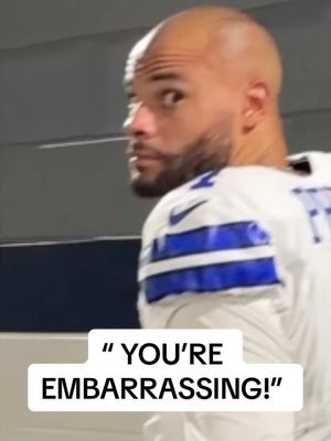 Cowboys stadium employee says “embarrassing” as Dak Prescott walks by and Prescott sent someone to track down the employee (via KDFW Fox 4’s Sam Gannon & @1053thefandfw) #cowboys #nfl #football #sports #dallascowboys