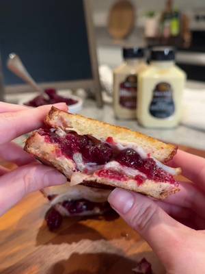 Crispy, melty, savory, and made for sweater weather. 🍂🥪 The Fryer's™ Turkey Harvest Melt: 👉 Boar's Head® Real Mayonnaise 👉 Boar's Head® Delicatessen Style Mustard 👉 Boar's Head® The Fryer's™ Turkey 👉 Boar's Head® Vermont Cheddar Cheese 👉 Sourdough bread  👉 Whole berry cranberry sauce 👉 Softened butter #BoarsHead #Foodie #Deli #Sandwich #ComfortFood 