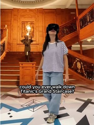 Tell me you’ve been on the Titanic without telling me you’ve been on the Titanic 🚢 Grand Staircase, wheelhouse, engine room, all in full 1:1 scale VR as a First-Class passenger. It’s in select cities for a limited time, with tickets at the link in bio 🎟️ #titanic #virtualreality #vrexperience #thingstodo #historytok
