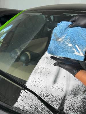 Parked in the garage, but those windows still need attention 👀🧼 A quick Glass Only wipe before the next drive. Are you cleaning the inside glass too? #ChemicalGuys #GlassOnly #CarGlassCleaning #GarageDetailing #CarDetailing #tiktokshopstockup