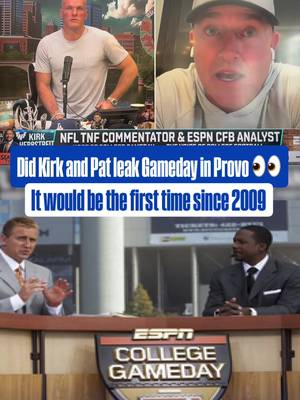 A win tonight would set up a HUGE @College GameDay showdown with the Irish next weekend 🤞 There is no place like Provo. 🎥 @Pat McAfee Show Clips  • • • #gocougs #byufootball #byu #gocougs🤙 #byumbb
