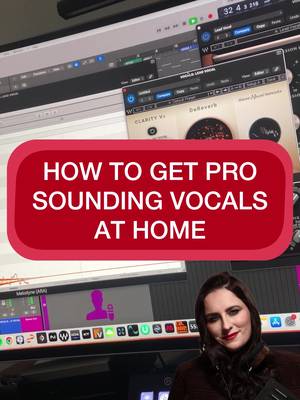 you record vocals at home, take these steps to help you get pro level results. Best advice I can give - record the vocal as dry as possible!! Even if it means putting a duvet over the mic! And whilst, I would always recommend a good condenser mic and audio interface, sometimes budget is the only option. So follow these steps to help you out! ----- 👋 WANT FREE EXPERT FEEDBACK ON YOUR MIX?  Try my online platform AubioMix -  upload your track securely and get a detailed mix analysis in minutes, for free, built around how I personally assess mixes. ✓ Feedback across 15+ areas including EQ, compression, balance, masking, stereo, vocals, FX & loudness ✓ Recommended changes to help get your mix closer to a professional level, listed in priority order ✓ Mix Score out of 100 ✓ Upload revisions and track your improvement ✓ Compare against professional reference tracks ✓ Ask Virtual Aubrey questions about your mix reports Upload. Analyse. Improve. VISIT WWW.AUBIOMIX.COM - link in bio #musicproducer #mixingengineer #mixingmusic #mixingandmastering #mixingtips