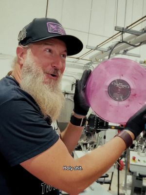 10,000 years in the making, the rare and unique, Bone Dust Vinyl, made with real Mastodon bone dust!
