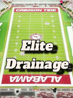 Alabama’s new “SubAir Sport System” Drainage will be on full display against Georgia Saturday as Hurricane isaias passes through Tuscaloosa #alabamafootball #georgiafootball #CollegeFootball #tiktokcampaign #football 