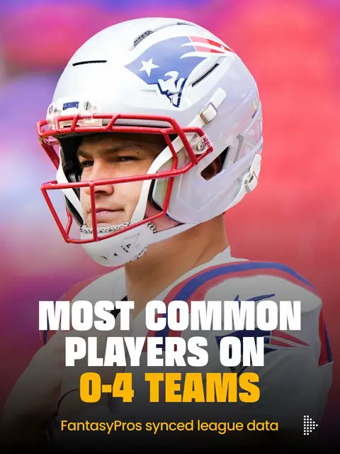 Per FantasyPros synced leagues data these are the most common players among 0-4 teams. 