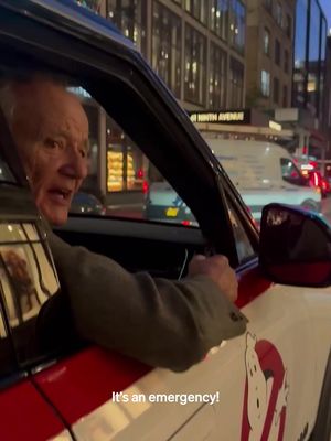 Look who stopped by! Bill Murray joined us to celebrate the launch of Ghostbuster Halloween mode and decided to take the Ecto-R1 out on patrol. 👻