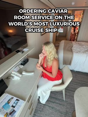 most insane room service I’ve ever experienced 🤯🛳️ this is what happens on one of the BEST and most luxurious cruise ships in the world #roomservice #cruiseshiproomservice #silversea #bestcruise 