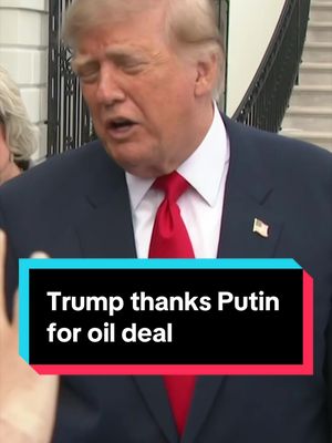 "I want to thank President Putin, to be honest with you," President Trump said on Friday after Russia agreed to provide the world with millions of tons of diesel fuel over the next several months in a bid to decrease skyrocketing global prices. #russia #trump #putin #oil #gas 