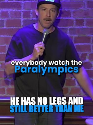 He has no legs and STILL manages to outdo me 😂 #EddieIfft #ShrEddie #comedy #standup #standupcomedy #funny