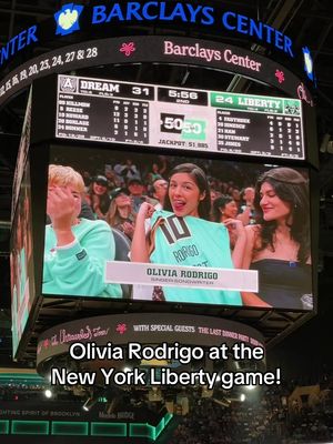 @Olivia Rodrigo 🤝 women's sports  #oliviarodrigo #livies #nyliberty #WNBA #womenssports 