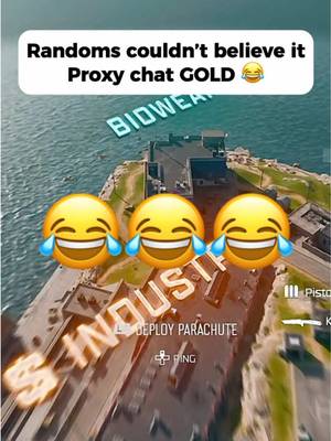 Randoms couldn’t believe it…Proxy chat GOLD 😂 #warzone #cod #callofduty #gaming #fyp 