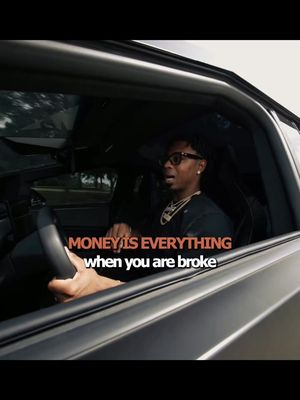 24 years ago, he was sleeping in a car. That kind of struggle can turn getting rich from a goal into a necessity.