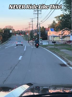 Never ride like this! #motorcycles #bikes #biker #bike #bikelife 