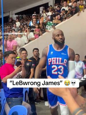 He got the walk AND the chalk toss down 👑😂 (@LEBWRONG Ng pinas🇨🇲, @Sleep_CarryPh0.2) #lebron #fake #sixers #philly #funny 