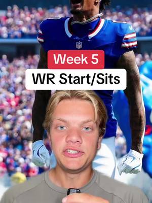 Wide receivers to start and sit for week five! I’m sticking with Michael Wilson, while I’m avoiding Keon Coleman 