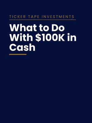 When a large amount of cash lands in your account, doing nothing can feel like the safest decision. And sometimes, keeping that money in cash is exactly the right move. But if a portion is intended for long-term wealth building, it's worth understanding what else is available. Here are three questions I'd ask: 1. Is my cash positioned for its purpose? Emergency reserves and long-term capital have different jobs. 2. Am I accounting for inflation? The purchasing power of cash can decline over time when its return doesn't keep pace with rising prices. 3. Have I explored alternatives? Depending on your goals and risk tolerance, opportunities may exist beyond traditional savings accounts. You don't need to rush, and you certainly don't need to chase returns. You need a clear picture of the options, the risks, and how they fit your bigger financial plan. Link in bio to learn more about our approach to vetted private deals for accredited investors. #WealthBuilding #AccreditedInvestor #PrivateEquity #InvestmentOpportunities #WealthStrategy