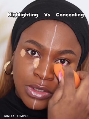 Difference between concealing and highlighting 