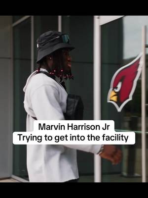 Marvin Harrison Jr can’t get in🤣 #nfl #nflfootball #marvinharrisonjr 